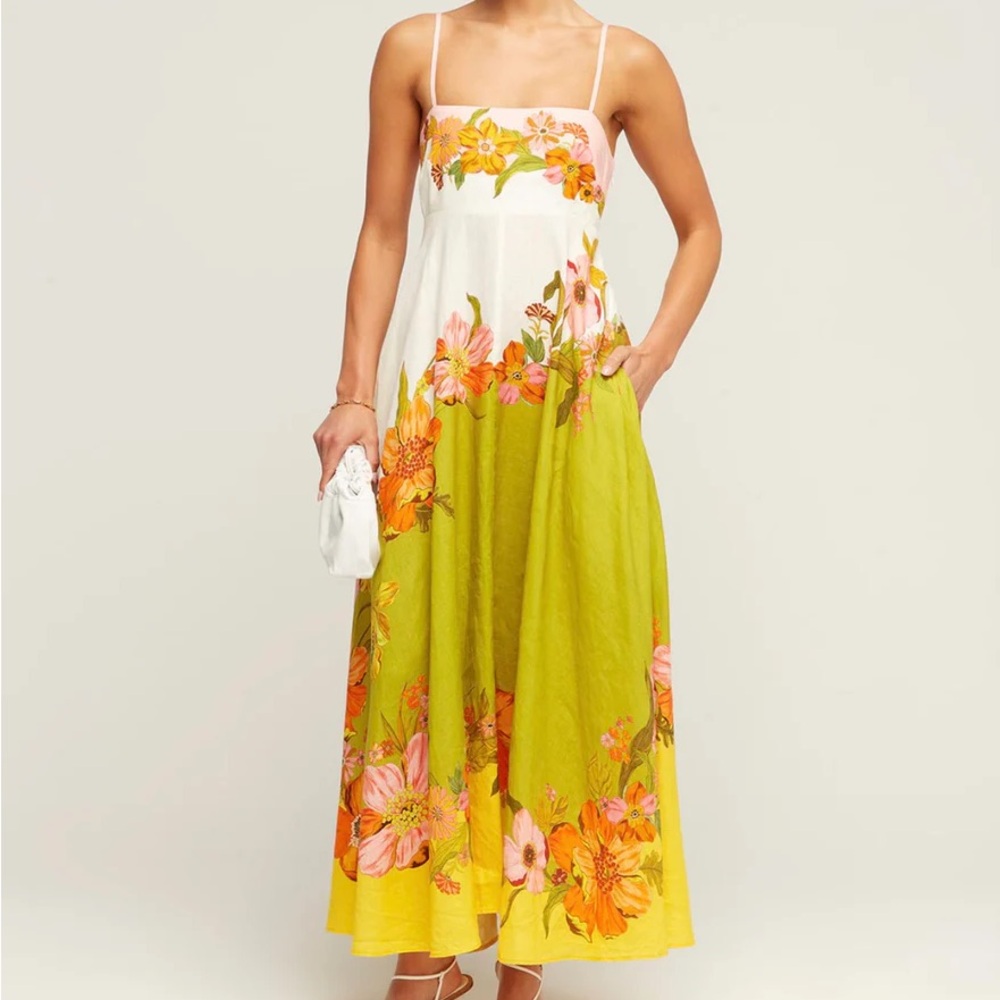 Alemais Silas Linen Sundress